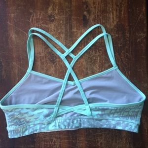 Zella Mint Green Strappy Sports Bra